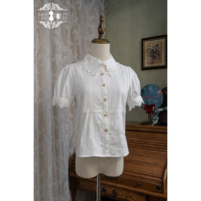 Miss Point Antique Key Blouse(Reservation/Full Payment Without Shipping)